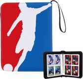 Album collector football, album collector, cartes football, 50 pages, capacité 400 cartes, album collector football 2022, 9 x 6,5 cartes, à remplir, avec fermeture éclair et anse poignée - livre collector