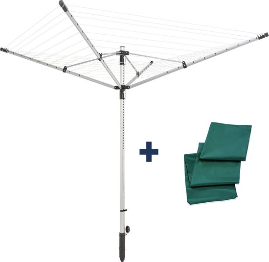 Leifheit 85282 Séchoir jardin parapluie LinoLift 600 QuickStart