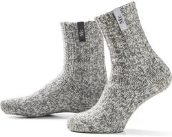 SOXS® | SOX3311 | Wollen sokken | Grijs | Kuithoogte | Maat 42-46 | Wedding Mr. & Mr. label