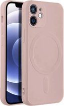 Casify Siliconen Hoesje met MagSafe voor iPhone 12 Mini - Roze
