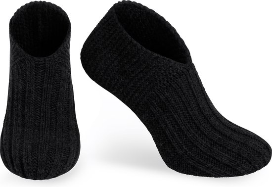 Knit Factory Miles Slofsokken - Sokken voor Dames en Heren - Gebreide sloffen - Huissokken