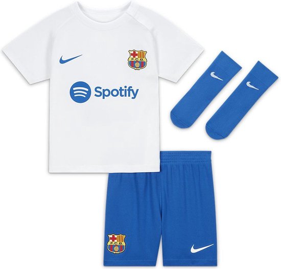 FC Barcelona 2023/24 Uit Nike Dri-FIT driedelig Set voor Baby's en Peuters Maat 12-18
