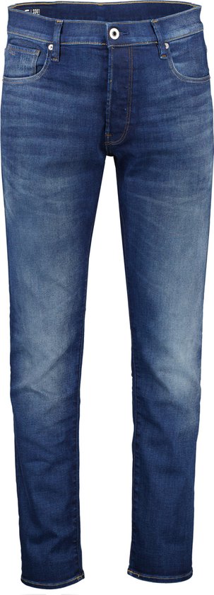 G-star Jeans 3301 Slim Fit Worker Blue Faded Blauw (51001-A088-A888) | bol