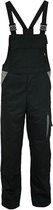 Carson Workwear 'Contrast Bib Pants' Tuinbroek/Overall Black - 106