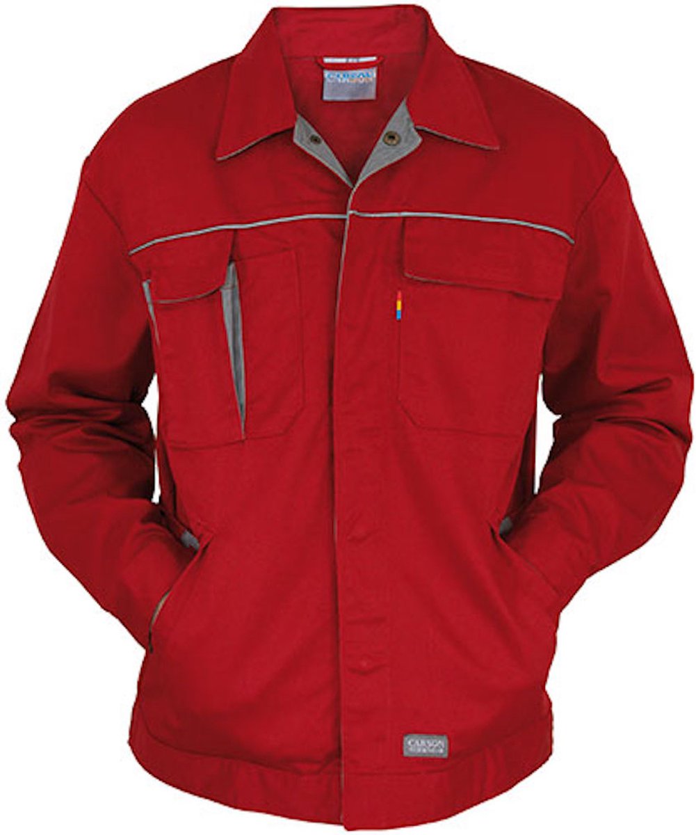 Carson Workwear 'Contrast' Jacket Werkjas Red - 46