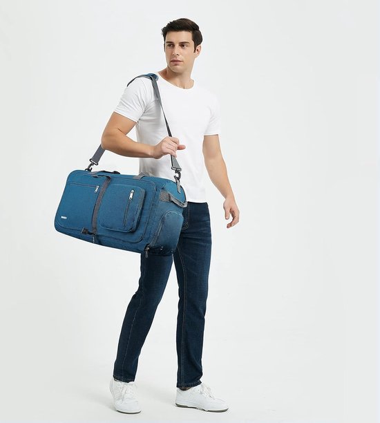 Sac De Voyage 39L Gloppie Avec Compartiment à Chaussures - Bagage Cabine, Gym, Week-end, Beige
