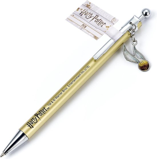 The Carat Shop - Harry Potter - Stylo Ã bille avec breloque Vif d'Or