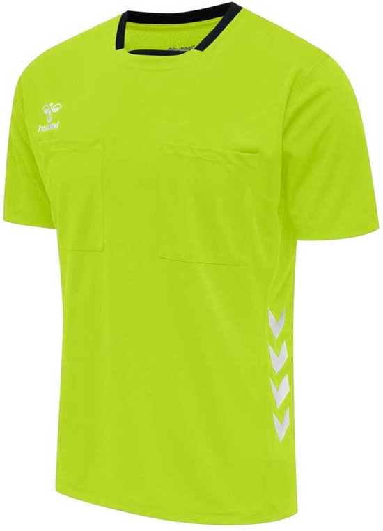 Hummel Referee Chevron SS Jersey Heren - sportshirts - geel - Mannen