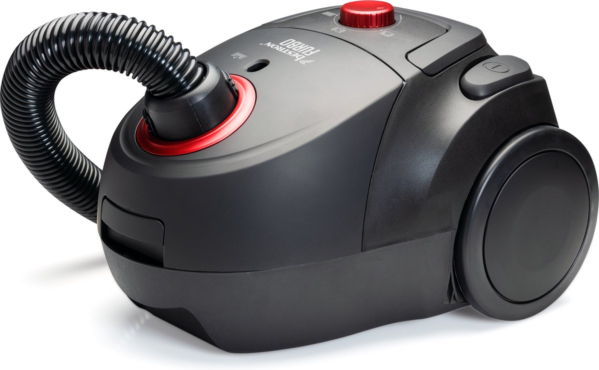 Bestron Stofzuiger met zak - ABG450ZRE - HEPA 12 - Bereik 7,5 m - Incl. 3 stofzuigerzakken - Rood/Zwart - 5 jaar garantie — afbeelding 3