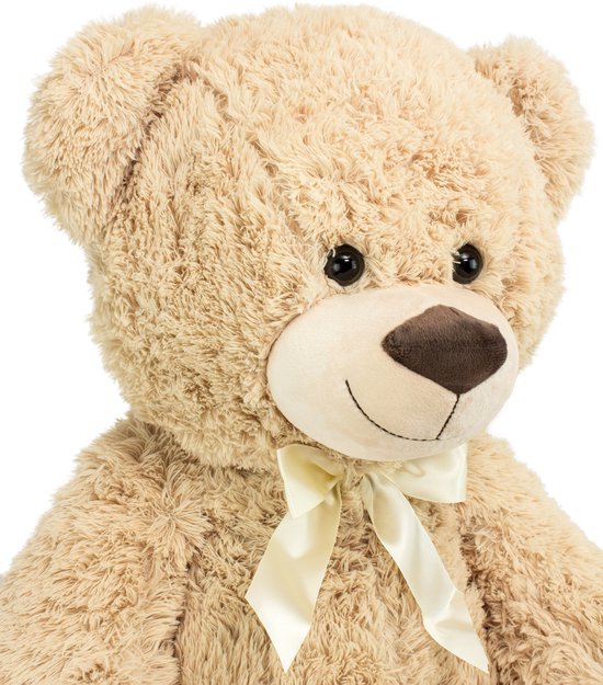 Ours en peluche XXL 100 cm - cadeau Saint Valentin - ours en peluche Witte  grande avec