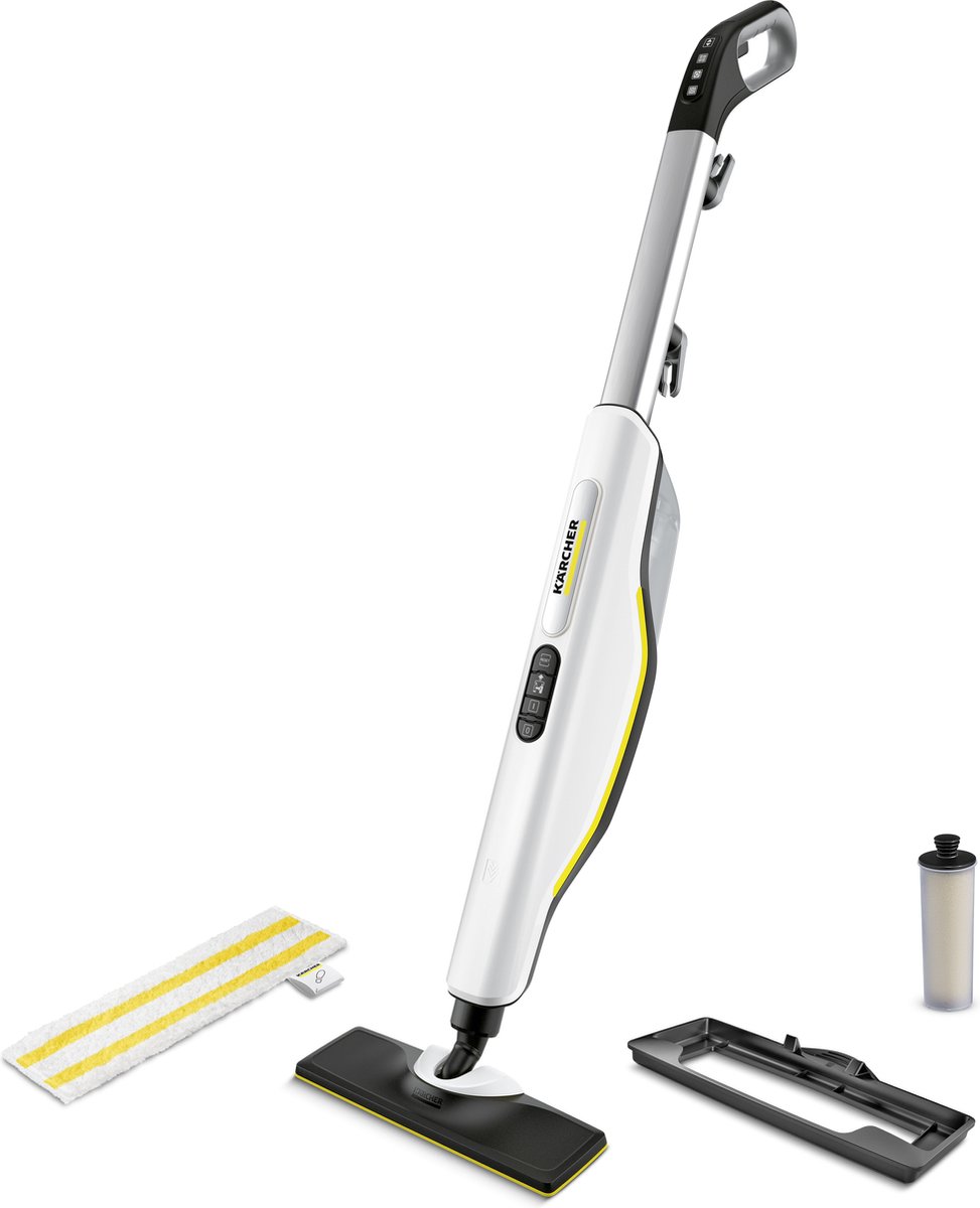 Kärcher SC 3 Upright stoomreiniger - Inclusief vloerdoek EasyFix - Opwarmtijd: 30 sec. - Ontkalkingspatroon - 1.600 W - Gebruiksoppervlakte: 60 m² - Reservoir 05 l