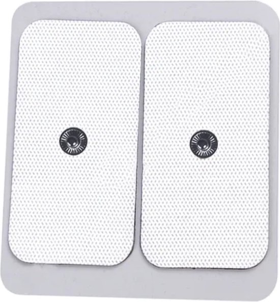 HARPIMER TENS EMS Elektroden Pads 10 Stück - Wiederverwendbare Gelpads Mit 3,5mm Anschluss