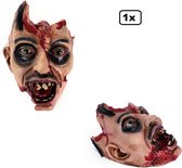 Tête avec crâne ouvert - Halloween - Boucherie de fête à thème effrayante d'horreur