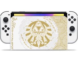Yes In LAB – Dock Case geschikt voor Nintendo Switch OLED Docking Station – Tears of the Kingdom White Edition – Hardshell Cover – Afneembare Beschermhoes – Skin Hoesje