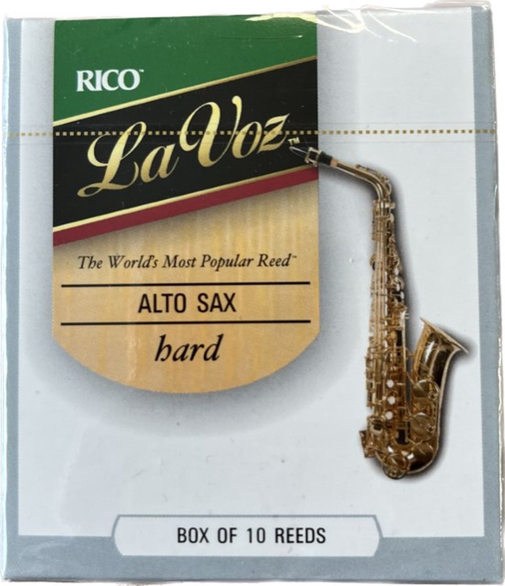 La Voz Alt Saxofoon Rieten 10 stuks Hard