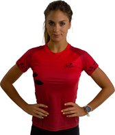 Jolie Flowerpower Pro Running T-Shirt Women - Hardlopen Sportshirt - XL