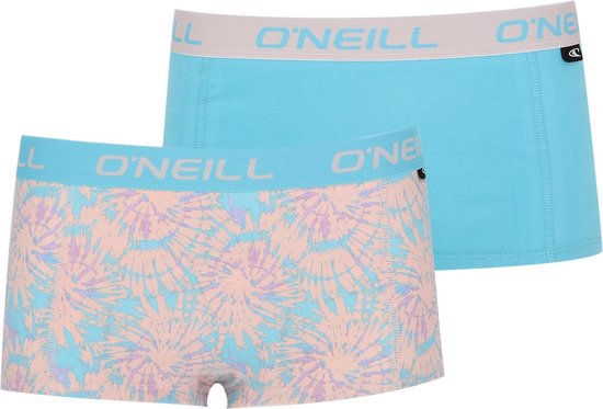 O'Neill dames boxershorts 2-pack - multi pink - S