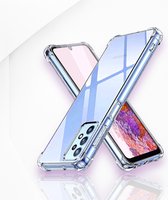 AziLine Shockproof Case Geschikt voor Samsung Galaxy A33 5G - Transparante Luxe A33 Bescherming Hoesje - Maximaal Stevig en Premium Kwaliteit geschikt voor Samsung Galaxy A33 5G