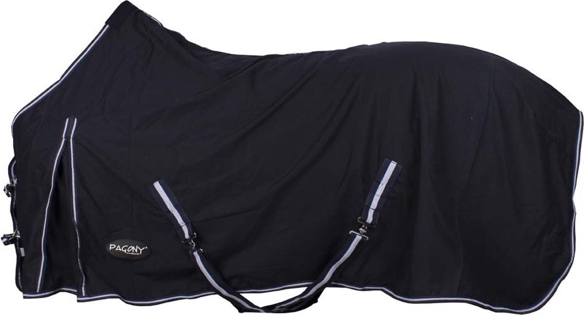 Pagony Poly Cotton Zomerdeken - Paardendeken - Maat: 205 - Blauw - Polyamide