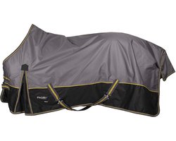 Pagony Tiger Coll23 0gr Regendeken - Paardendeken - Maat: 165 - Zwart - Polyamide