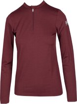 Mondoni Active Trainingsshirt Longsleeve - Maat: XL - Bordeaux - Polyester / Spandex