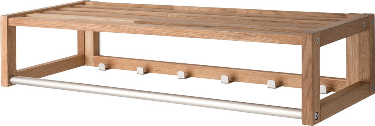 Rowico Home Confetti kapstok met hoedenplank naturel eiken - 80 cm