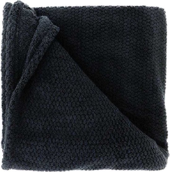 Unique Living Sep Plaid - 150 x 200 cm - Black