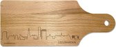 Skyline Drink Board Leeuwarden - Snack board - Planche de service - Anniversaires cadeaux - Anniversaire cadeau - Cadeau cadeau - Service - WoodWideCities