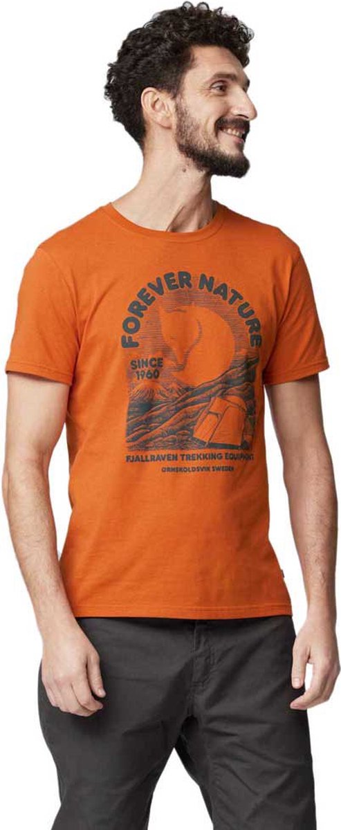 Fjällräven Equipment T-shirt Met Korte Mouwen Man Oranje