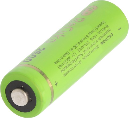 GP Batteries 270AAHCE-2WB2, Batterie rechargeable, AA, Hybrides nickel-métal (NiMH), 1,2 V, 2 pièce(s), 2600 mAh
