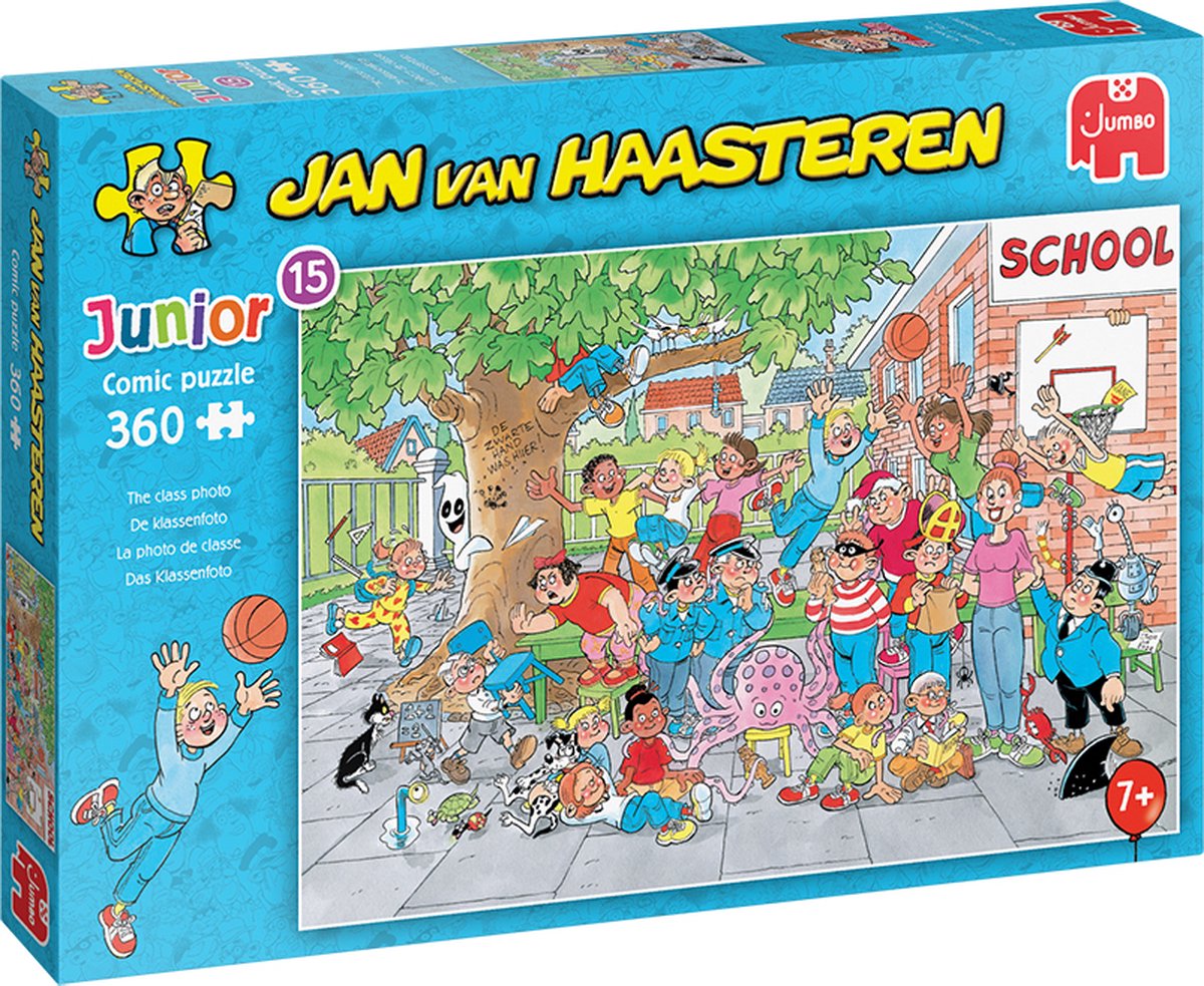 Jan van Haasteren - Junior 15 - De klassenfoto - 360 stukjes puzzel