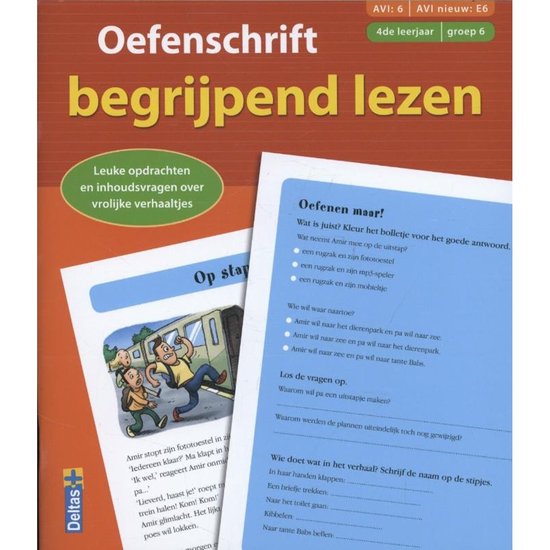 Oefenschrift begrijpend lezen Groep 6 4de leerjaar - cover