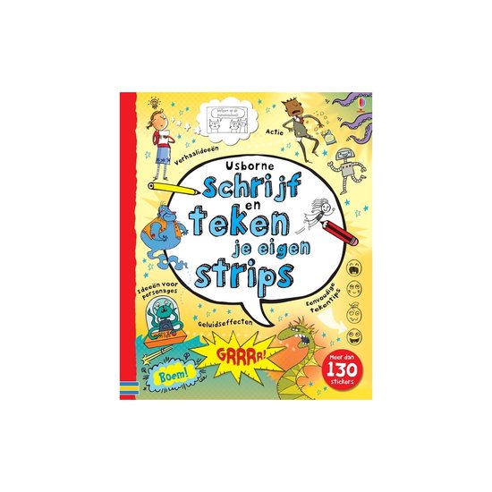 Schrijf en teken je eigen strips - cover