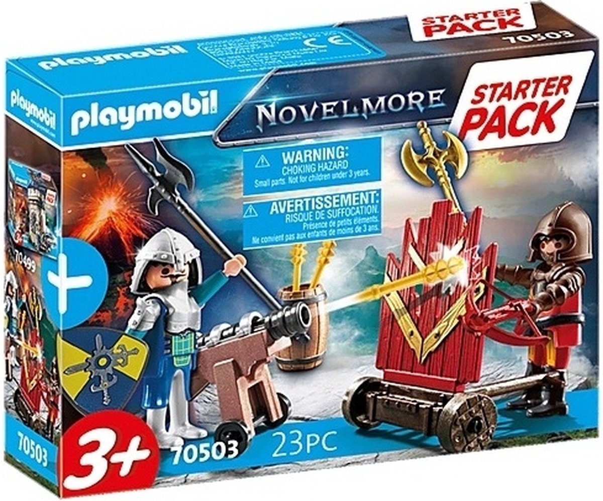 Playmobil - Grand Château des Chevaliers Novelmore - 70220, Taille