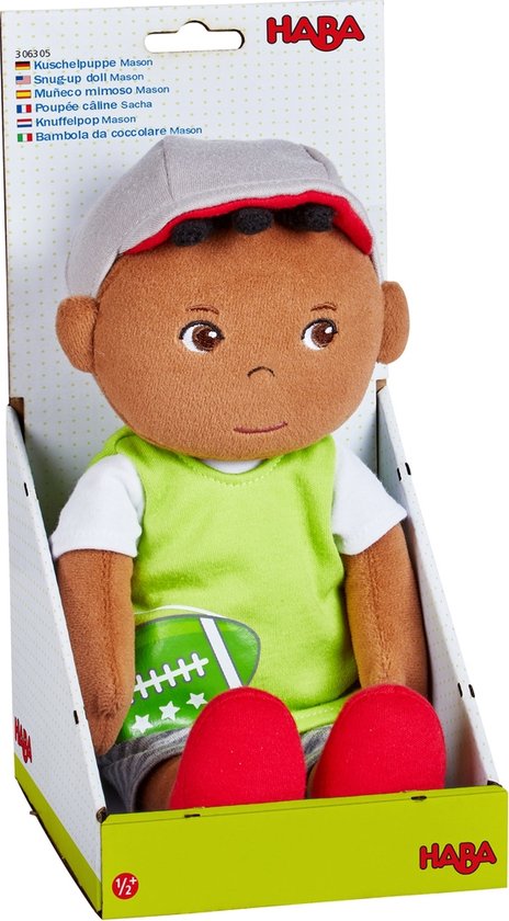 Haba Knuffelpop Mason Junior 29 Cm Katoen/polyester
