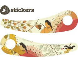 Wishbonebike loopfiets accessoires recycled stickers Nature