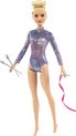 Barbie Sport Ritmische Gymnastiek Barbie Pop - in Turnpakje met Lint en Stokje