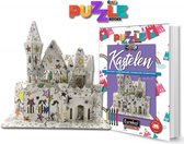 Eureka 3D Puzzle Books Kleur- en Puzzelboek - Kastelen