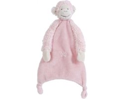 Happy Horse Aap Mickey Knuffeldoekje - Roze - Baby cadeau