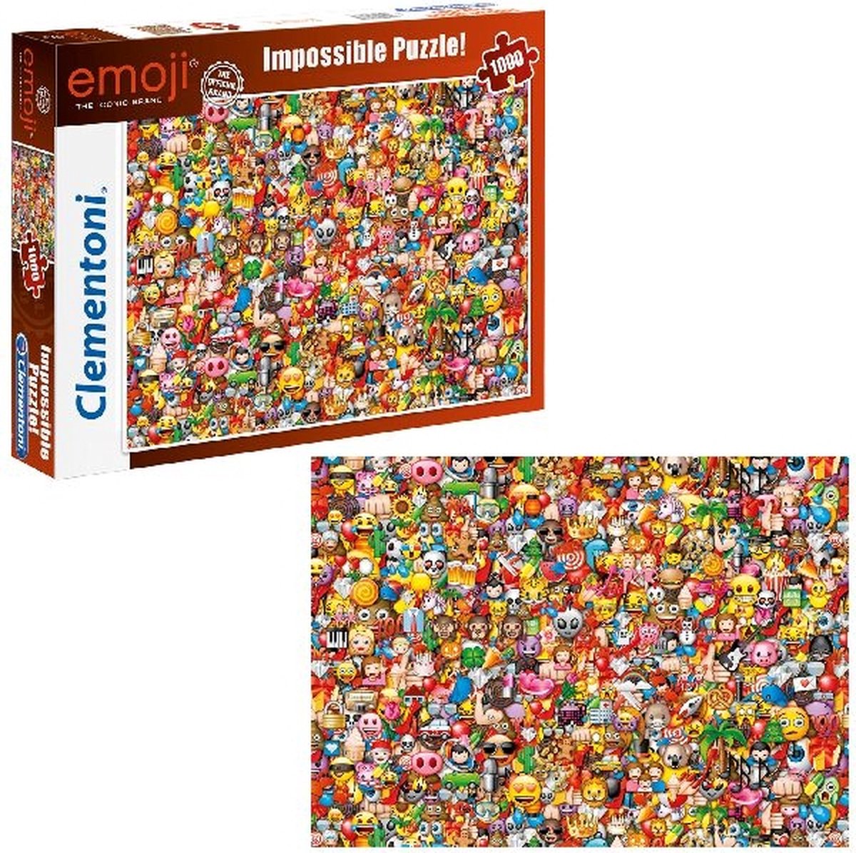 Clementoni - Impossible Legpuzzel - Emoji - 1000 stukjes, puzzel  volwassenen | bol.com