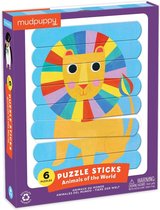 Mudpuppy 48 pcs Puzzle Sticks/Animals of the World