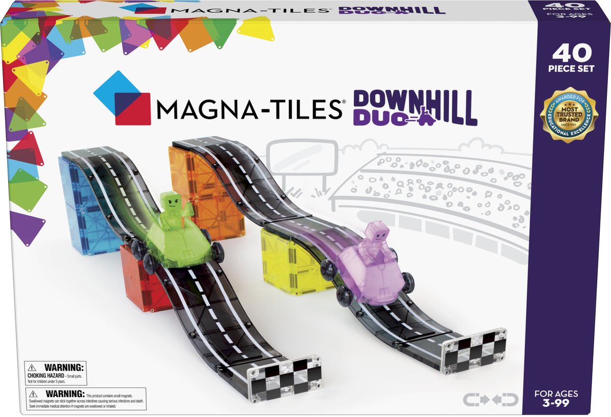 Magna-Tiles Downhill Duo 40-Piece Set