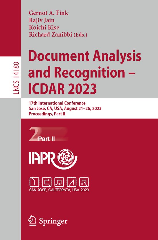 Lecture Notes in Computer Science14188- Document Analysis an ... - cover