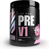 RS Nutrition The Real Pre V1 – Pre Workout – Sportdrank Poeder – Meer Energie & Concentratie – Cotton Candy