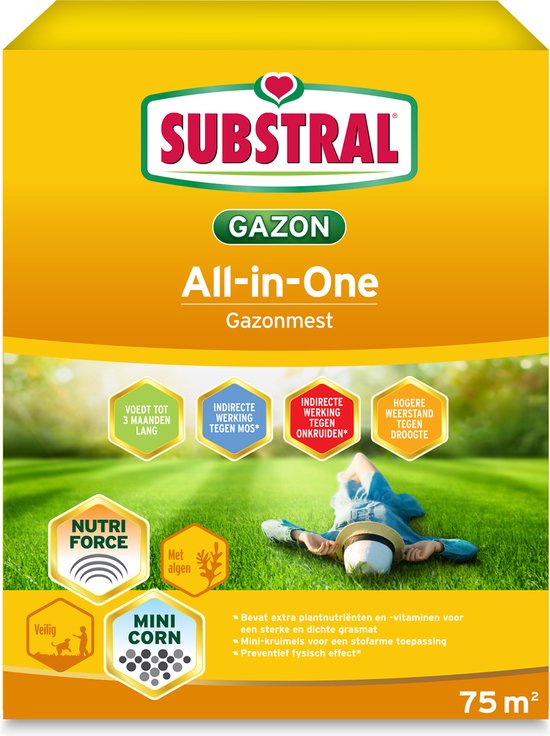 Substral Gazonmest All-in-One 75m²