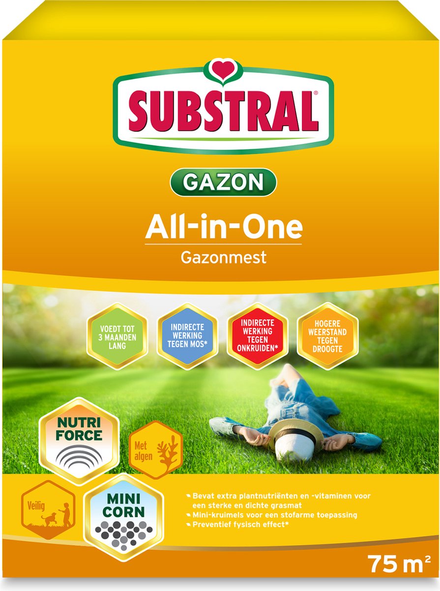 Substral Gazonmest All-in-One 75m²