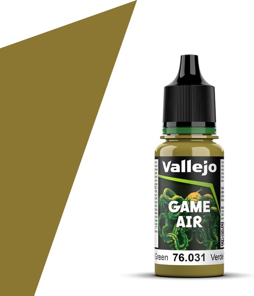 Vallejo Hobbyverf Acrylverf - 76031 Game Air - Camouflage Green - Acryl - Verf flesje - 18 ml