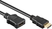 Powteq - HDMI 2.0 verlengkabel - 50 cm - Gold-plated - 4K @ 60 Hz - Verleng je HDMI kabel eenvoudig