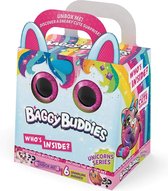 Baggy Buddies Unicorn - Knuffel - Met grote ogen - inclusief adoptiecertificaat - 22 cm - Unbox Me