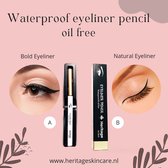 Waterproof eyeliner pencil - Oil free eyeliner - Waterproof Eyeliner Oogpotlood. ( Olie vrij ) ( black )